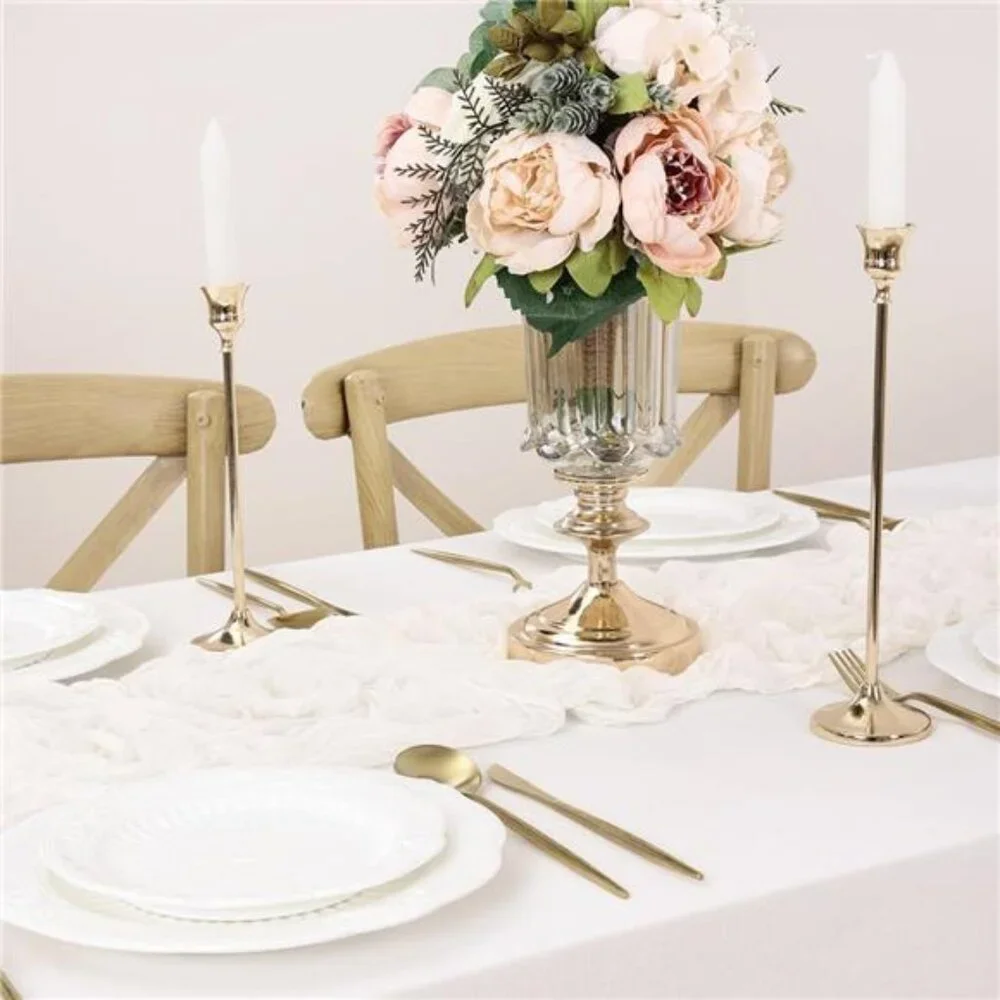 Ivory Table Runner 10FT Cheesecloth Farmhouse Boho Wedding Dining Room Decor